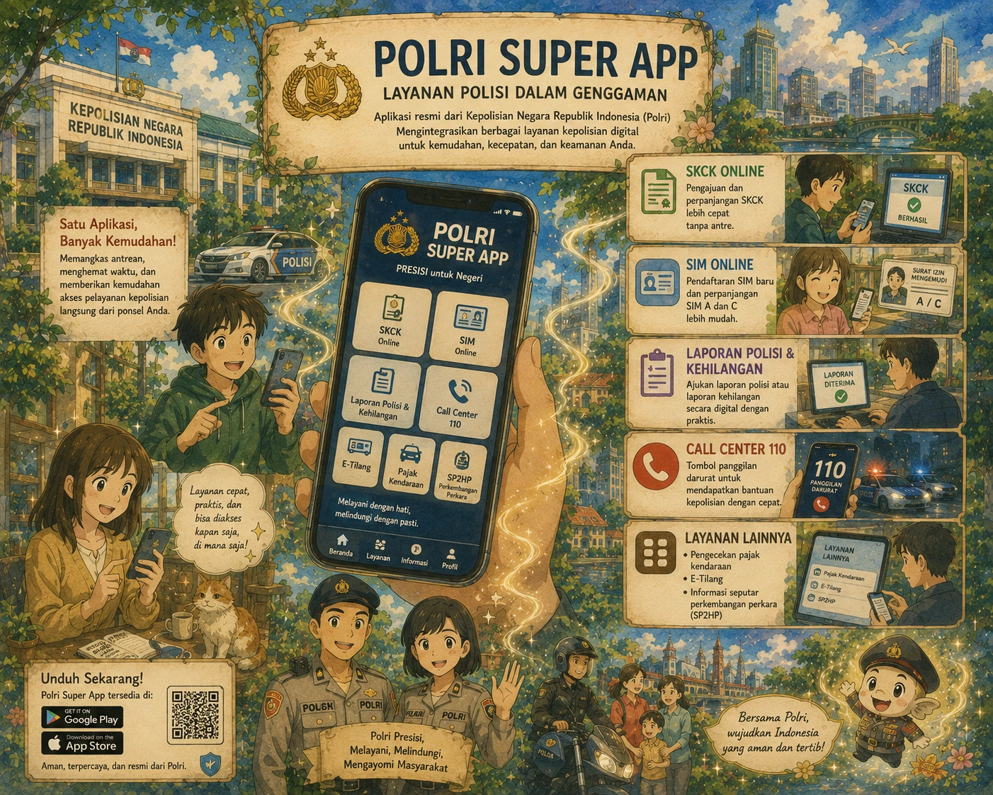 Super App Polri - Indonesian National Police Integrated Ecosystem by Bedy Briliant Wijaya